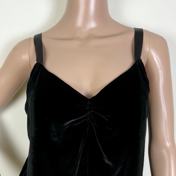 NEW REBECCA TAYLOR BLACK VELVET CAMISOLE TOP - Picture 4 of 9